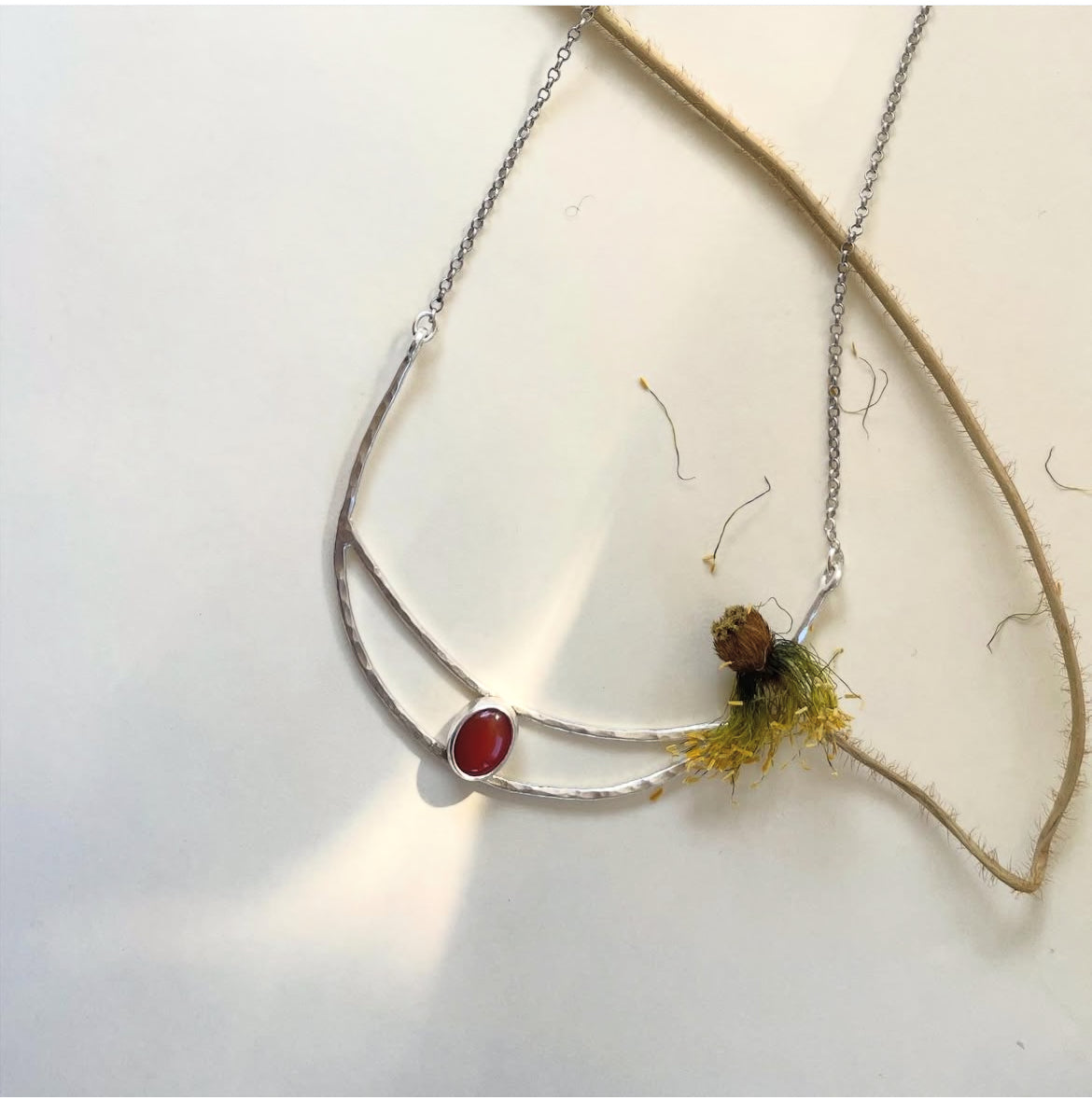 Carnelian on a silver smile